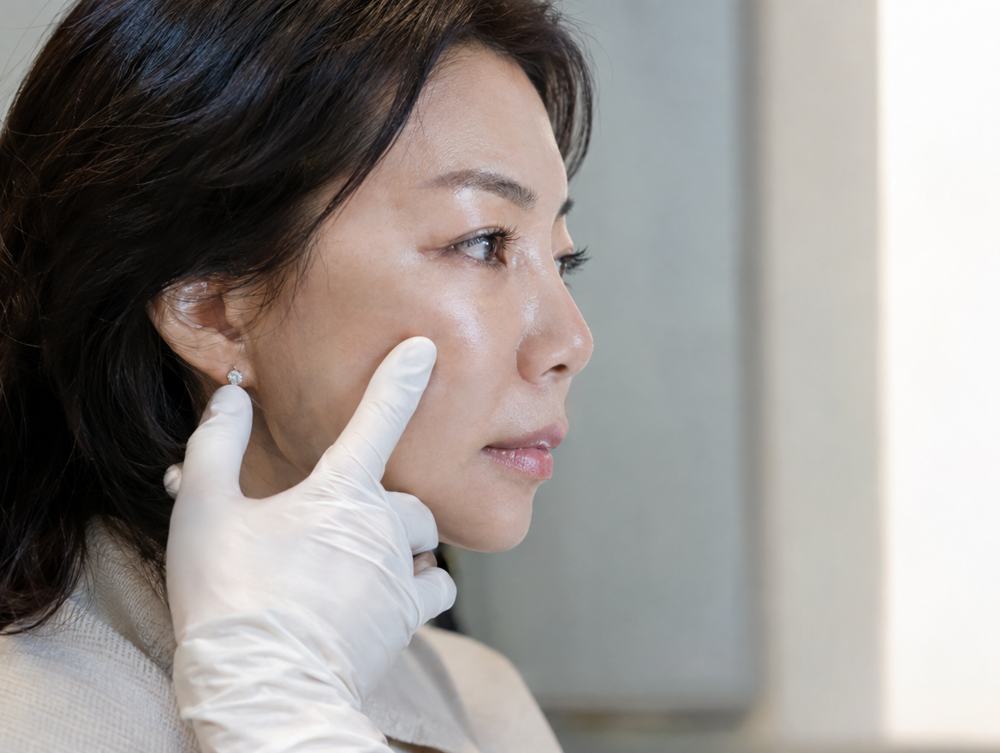 광대 지지점을 살피는 장면